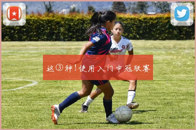 这③种!使用入门中冠联赛